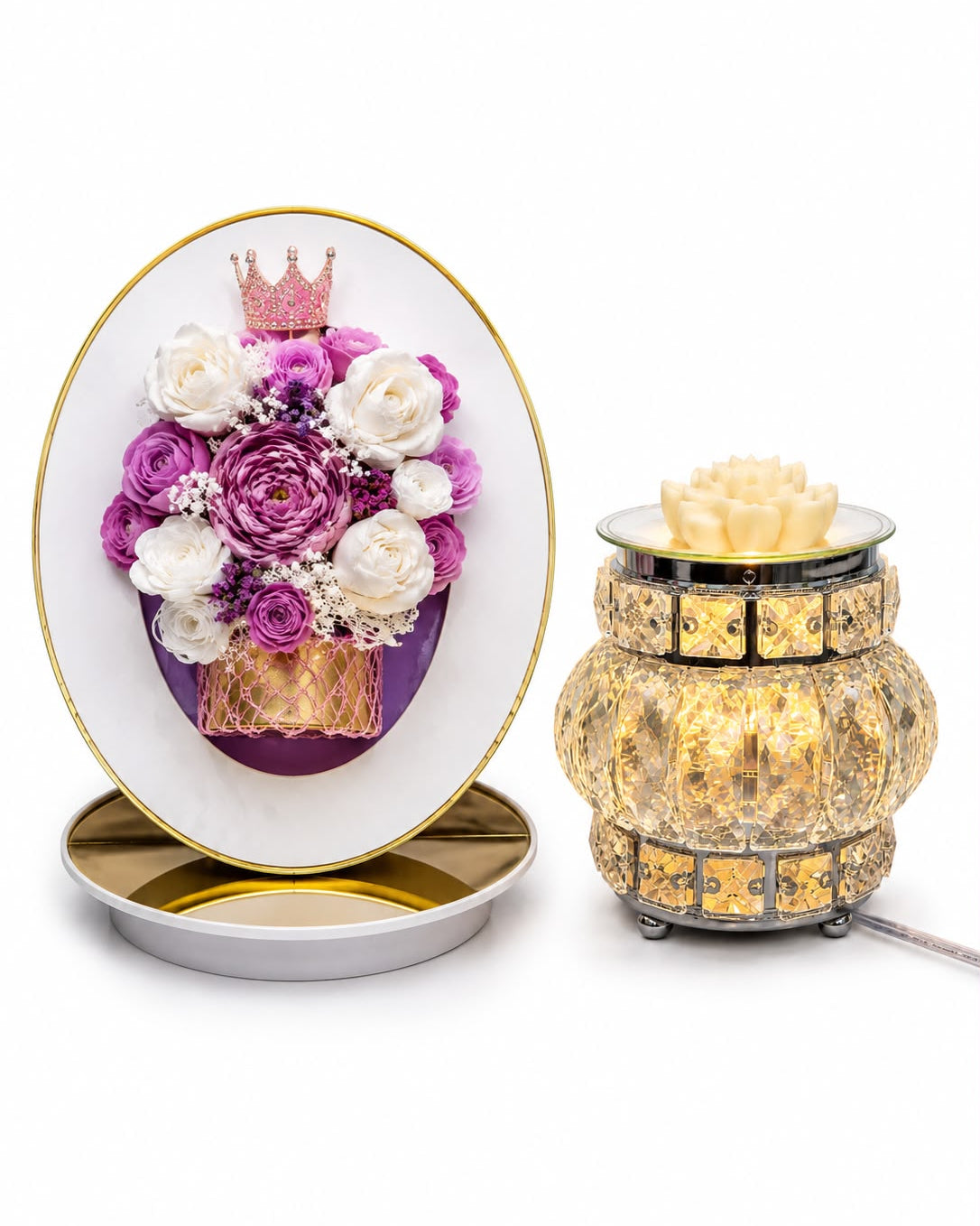 Wax Melt Flower and Warmer Set