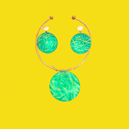 Jokreyasyon - Necklace & Earrings