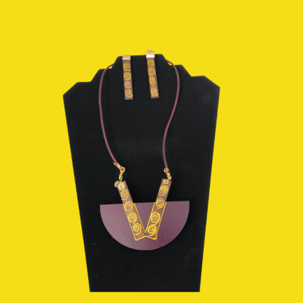 Jokreyasyon - Necklace & Earrings